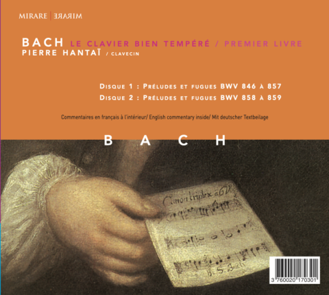 ルイス・ティリー／BACH　LE CLAVIER BIEN TEMPERE Bach - Le Clavier bien tempéré - Mirare